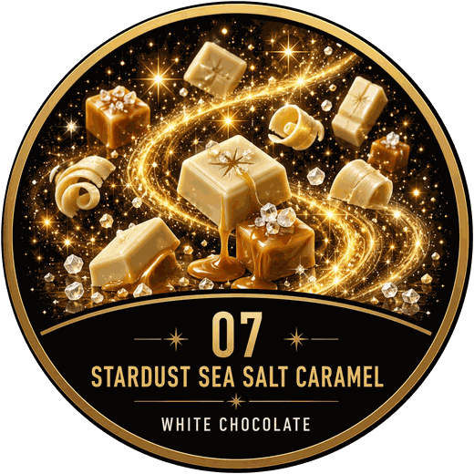 Stardust Sea Salt Caramel flavor coin