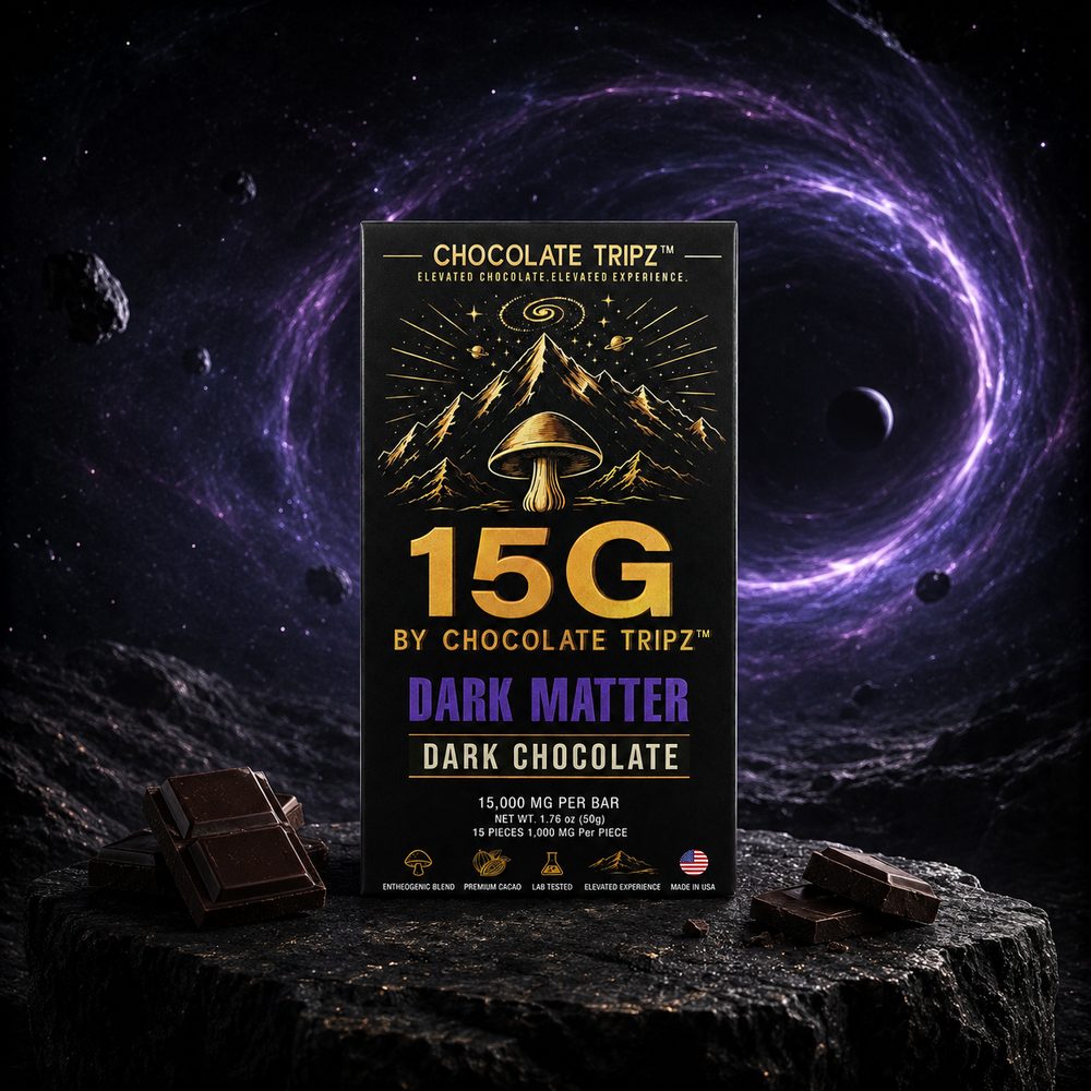 Dark Matter Chocolate Tripz bar — photograph 3