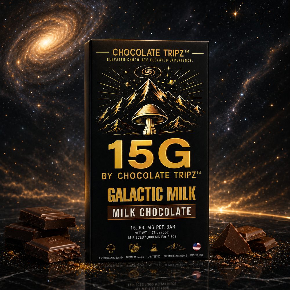 Galactic Milk Chocolate Tripz bar — photograph 1