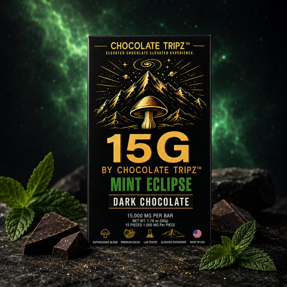 Mint Eclipse Chocolate Tripz bar — photograph 1
