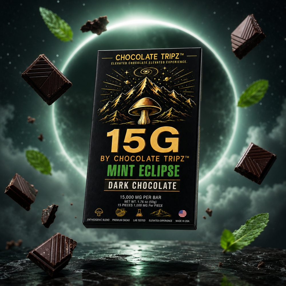 Mint Eclipse Chocolate Tripz bar — photograph 3