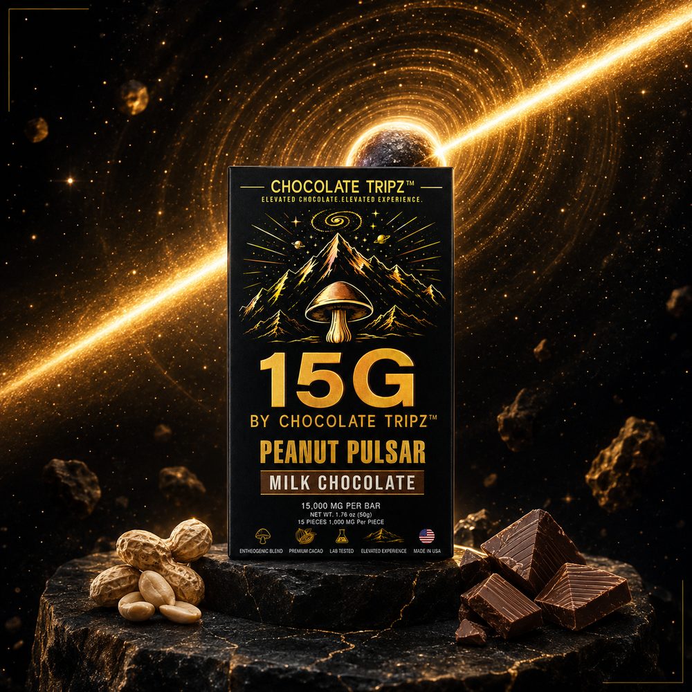 Peanut Pulsar Chocolate Tripz bar — photograph 1