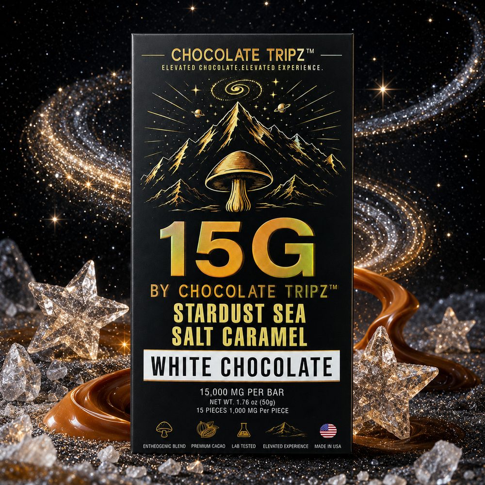 Stardust Sea Salt Caramel Chocolate Tripz bar — photograph 1