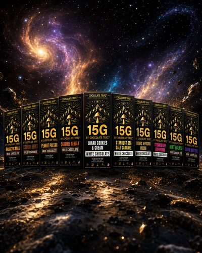 The full cosmic lineup arranged in an arc